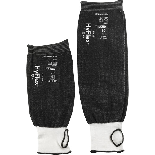 HyFlex 11-251 Extra Wide Protective Sleeve, Intercept, 18", ASTM ANSI Level A3, Black Air Extreme Inc.