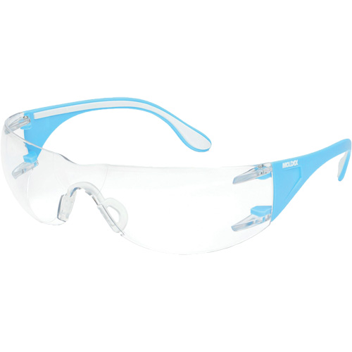 Adapt Lite Blue/White Safety Glasses, Clear Lens, Anti-Fog/Anti-Scratch, ANSI Z87+/Meets/Exceeds CSA Z94.3 Air Extreme Inc.