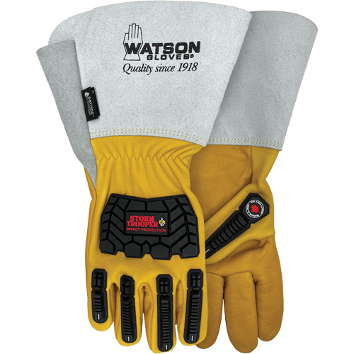 Storm Trooper Water-Resistant Gloves, 2X-Large, Cowhide Palm, Gauntlet Cuff Air Extreme Inc.
