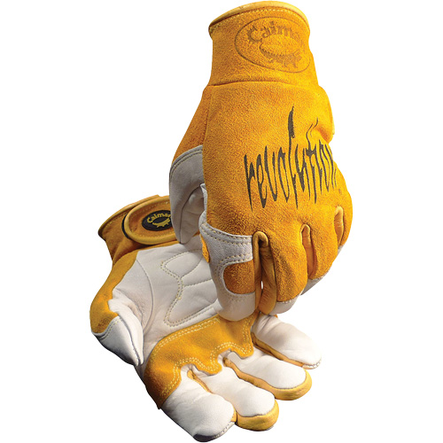 Caiman&reg; Premium TIG/MIG Welder's Gloves with Hook & Loop Closure, Split Cowhide, Size Large Air Extreme Inc.