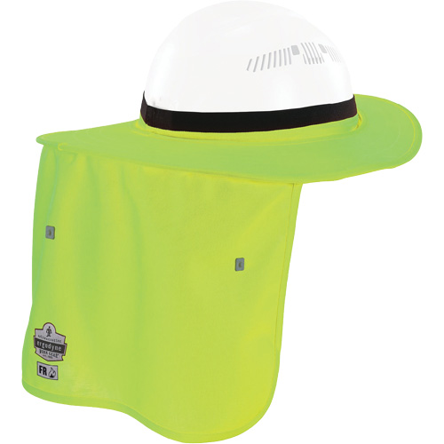 Chill-Its&reg; Lime Green FR Hard Hat Brim with Neck Shade Air Extreme Inc.