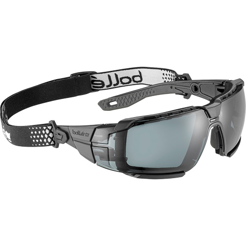 Lunettes de s&eacute;curit&eacute; RUSH+ 2.0 XP avec monture noire et grise, M/G, Lentille Fum&eacute;e, Antibu&eacute;e/Anti-&eacute;gratignures, ANSI Z87+ Air Extreme Inc.
