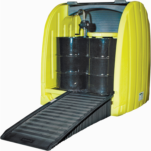 Drum Hardcover & Spillpallet, 65" L x 58" W x 69" H, 6000 lbs. Load Capacity Air Extreme Inc.