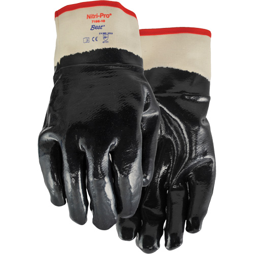 Gants enduits Nitri-Pro, 9/Grand, R&ecirc;vetement Nitrile, Enveloppe en Jersey/Coton Air Extreme Inc.