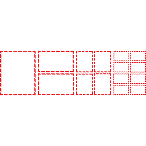 &eacute;tiquettes SIMDUT 400/pqt, Papier, Rouleau, 5-1/2" lo x 4-1/4" la Air Extreme Inc.