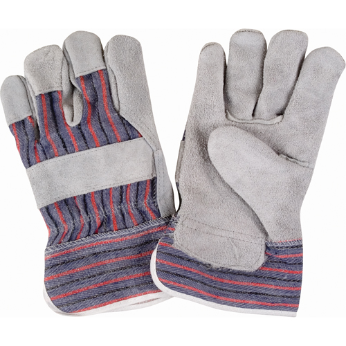 Rugged Fitters Gloves, Large, Split Cowhide Palm, Cotton Inner Lining Air Extreme Inc.