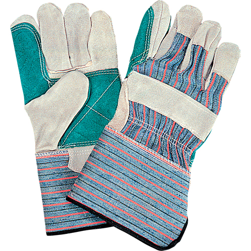 Standard Quality Double Palm Fitters Glove, Large, Split Cowhide Palm, Cotton Inner Lining Air Extreme Inc.