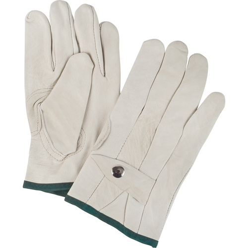 Standard-Duty Ropers Gloves, Medium, Grain Cowhide Palm Air Extreme Inc.