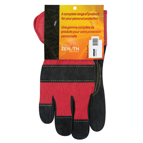 Gants d'ajusteur doubl&eacute;s pour l'hiver &agrave; chaleur sup&eacute;rieure, Grand, Paume en Cuir de vache refendu, Doublure en Thinsulate Air Extreme Inc.