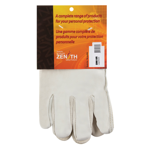 Gants de conducteur doubl&eacute;s pour l'hiver, Petit, Paume en Cuir fleur de vache, Molleton Air Extreme Inc.