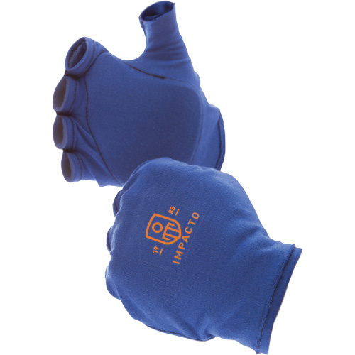 Anti-Impact Fingerless Left-Hand Glove Liner, 6/X-Small, Synthetic Palm, Slip-On Cuff Air Extreme Inc.
