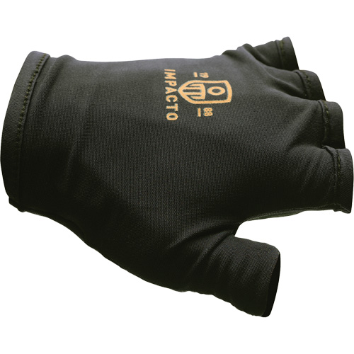 Anti-Impact Fingerless Right-Hand Glove, X-Small, Split Leather Palm, Slip-On Cuff Air Extreme Inc.