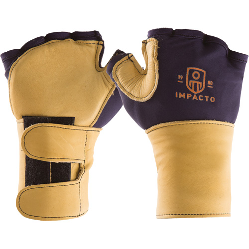 Gants de protection sup&eacute;rieure contre les impacts & les microtraumarismes r&eacute;p&eacute;t&eacute;s, main droite, Taille T-petit, Paume Cuir fleur Air Extreme Inc.