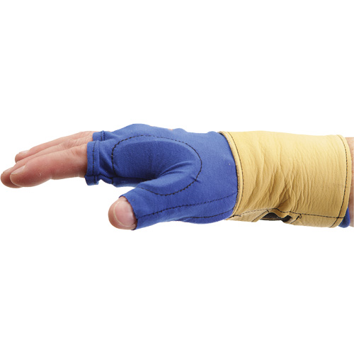 Doublure de gant sans doigts avec retenue au poignet, Taille T-petit, Paume Poly-coton Air Extreme Inc.