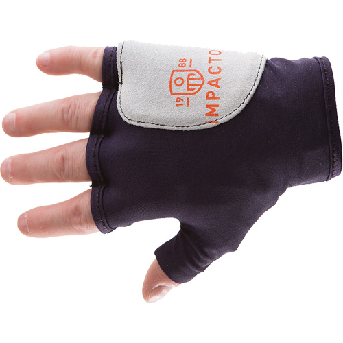 Palm/Side Fingerless Protection Gloves - Right, X-Small, Suede Palm, Slip-On Cuff Air Extreme Inc.