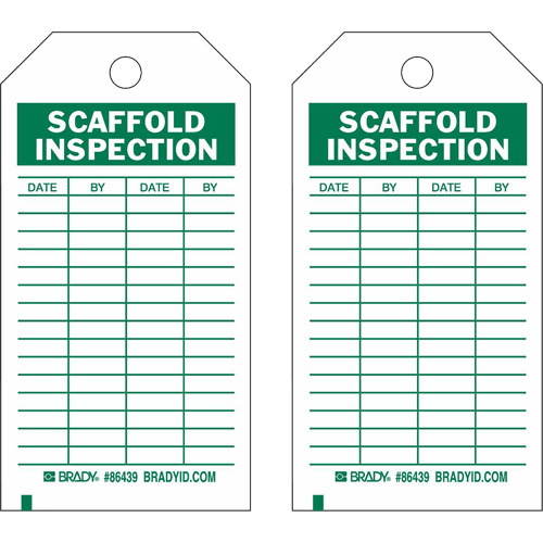 &eacute;tiquettes de rapport d'inspection, Polyester, 4" la x 7" h, Anglais Air Extreme Inc.