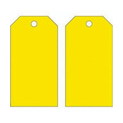 Blank Self-Laminating Accident Prevention Tags, Metal, 3" W x 5-3/4" H Air Extreme Inc.