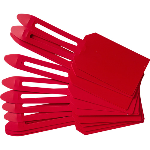 Blank Plastic Lock-On Tags, Plastic, 3-1/4" W x 5-4/5" H, Blank Air Extreme Inc.