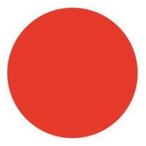 Round Write-On Labels, Circle, 1.5" L x 1.5" W, Red Air Extreme Inc.