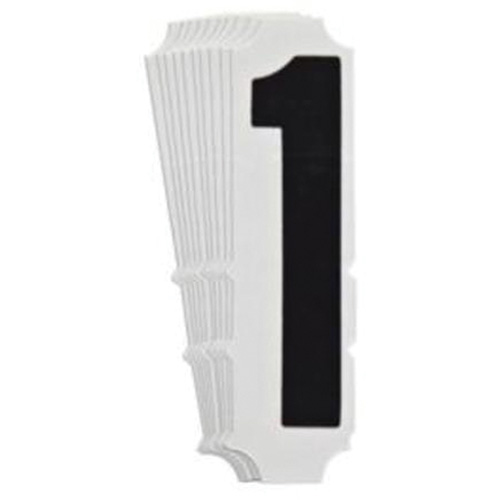 Quick-Align&reg; Individual Gothic Number and Letter Labels, 1, 4" H, Black Air Extreme Inc.