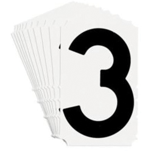 &eacute;tiquettes de lettres et chiffres gothiques individuels Quick-Align, 3, 4" h, Noir Air Extreme Inc.