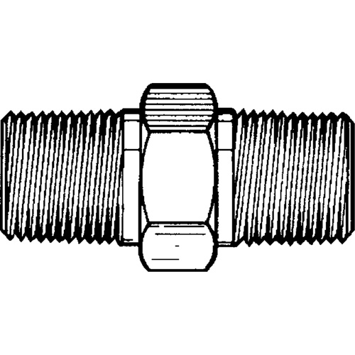 RACCORD HEXAGONAL MALE1/8"-1/8"NPT,LAITON, Laiton Air Extreme Inc.