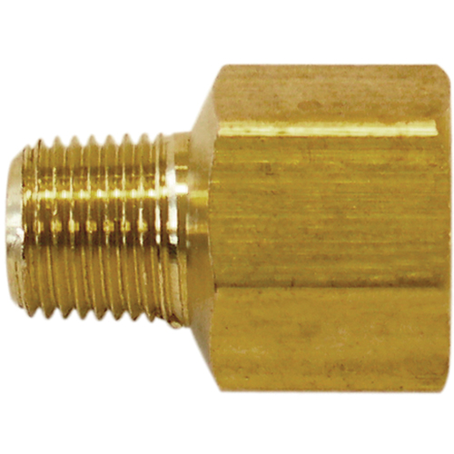 ADAPTEUR HEXAGONAL (M)NPT1/8"-(F)NPT3/8", Laiton Air Extreme Inc.
