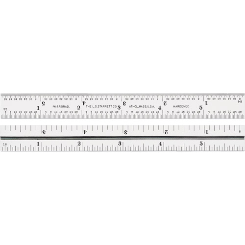 Junior Combination Squares, 6" L, 8/100" Graduations, Steel, Satin Air Extreme Inc.