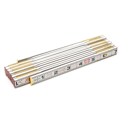 R&egrave;gle &agrave; pes&eacute;e Red End pour ing&eacute;nieur, 6' lo, Bois, Graduations de 1/16" Air Extreme Inc.