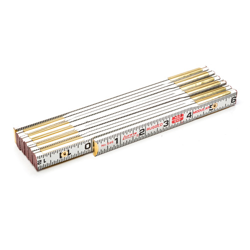 R&egrave;gle de maçon Red End, 6' lo, Bois, Graduations de 1/16" Air Extreme Inc.