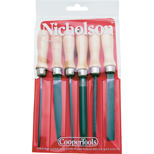 6-Piece American Pattern File Set, 6 Pcs Air Extreme Inc.