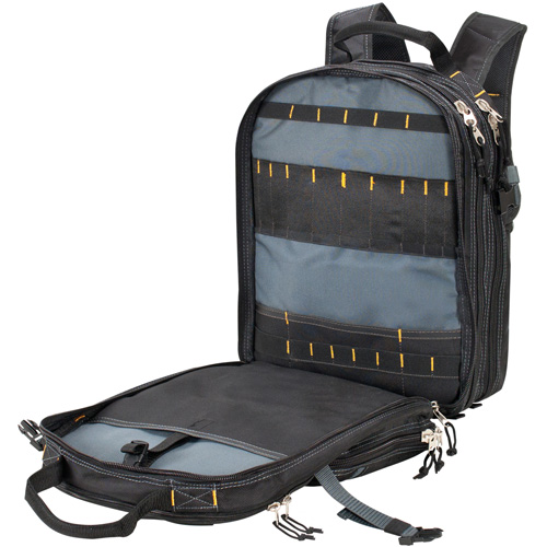 75-Pocket Tool Backpacks, 13" L x 17-1/2" W, Black, Nylon Air Extreme Inc.