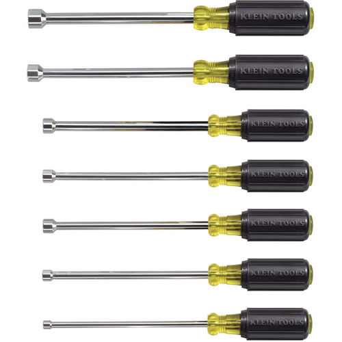 Cushion-Grip Nut Driver Set with 6" Shafts, 7 Pcs., Non Magnetic, Imperial Air Extreme Inc.