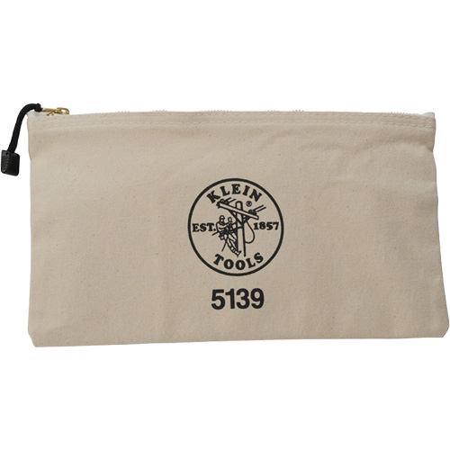 Pochette pour outils avec fermeture &agrave; glissi&egrave;re, Toile, 1 pochettes, Beige Air Extreme Inc.