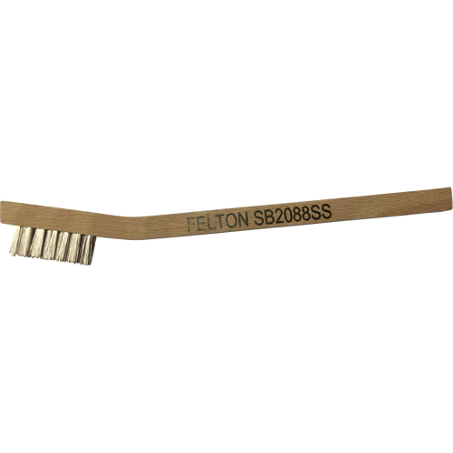 Petites brosses de nettoyage, Acier inoxydable, 3 x 7 rangs de fils, Longueur 7-3/4" Air Extreme Inc.