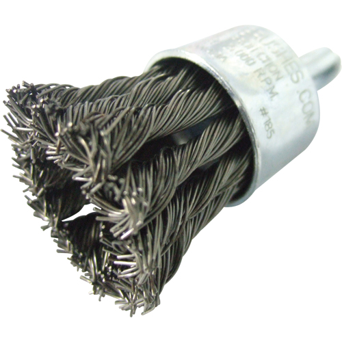 Brosses mont&eacute;es &agrave; fils nou&eacute;s, 1" dia., dia. Des fils 0,020", Tige 1/4" Air Extreme Inc.