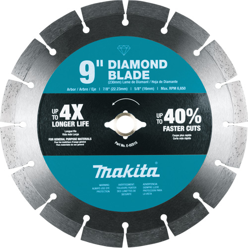 Lame diamant &agrave; bordure segment&eacute;e Air Extreme Inc.