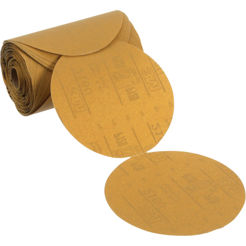 Stikit Gold Paper Sanding Disc Roll, 6" Dia., P120 Grit, Aluminum Oxide Air Extreme Inc.