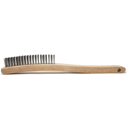 Scratch Brush, Stainless Steel, 4 x 19 Wire Rows, 13-11/16" Long Air Extreme Inc.