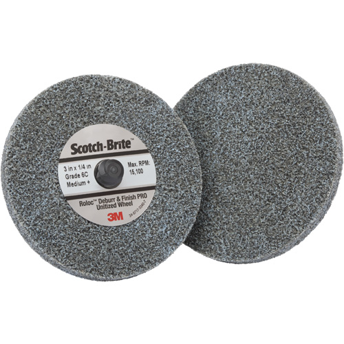 Roloc Deburr & Finish Pro TR Unitized Wheel, 2" x 1/4", Coarse Grit, Ceramic Air Extreme Inc.