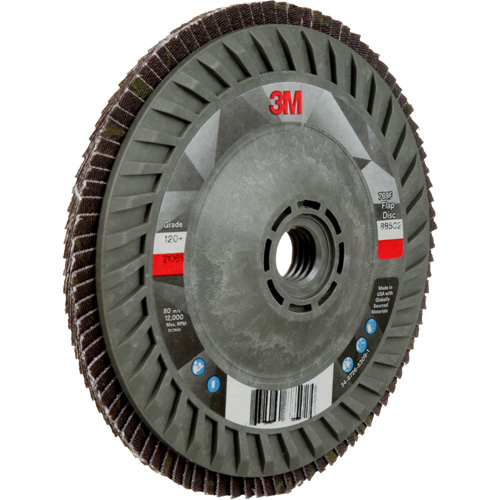 769F Quick Change Flap Disc, 5" x 5/8"-11, Type 27, 120+ Grit, Ceramic Air Extreme Inc.