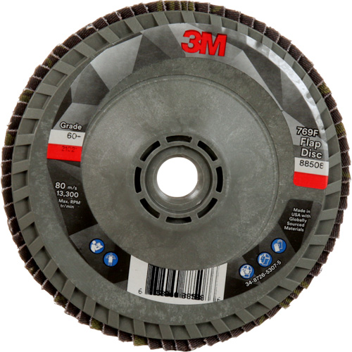 Disque &agrave; lamelles &agrave; changement rapide 769F, 4-1/2" x 5/8"-11, Type 29, Grain 60+, C&eacute;ramique Air Extreme Inc.