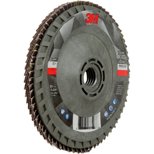 Disque &agrave; lamelles &agrave; changement rapide 769F, 4-1/2" x 5/8"-11, Type 29, Grain 60+, C&eacute;ramique Air Extreme Inc.