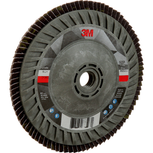 769F Quick Change Flap Disc, 5" x 5/8"-11, Type 27, 80+ Grit, Ceramic Air Extreme Inc.