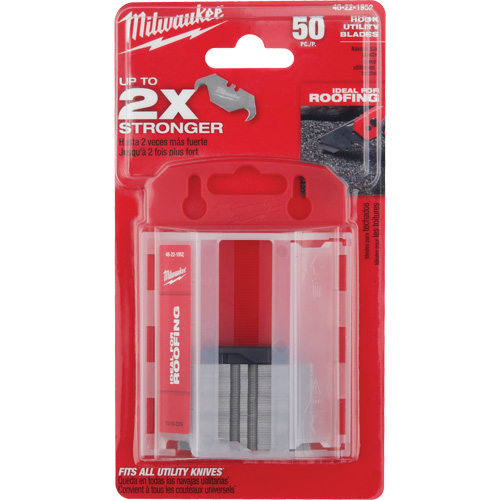 Hook Utility Knife Blades with Dispenser, Single Style Air Extreme Inc.