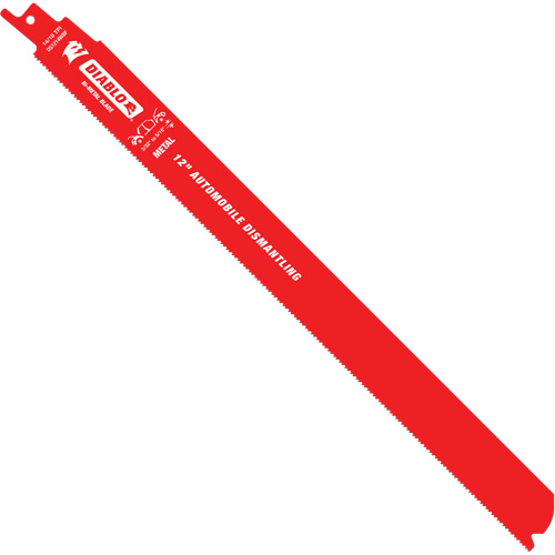 Reciprocating Blade for Auto Dismantling, Bi-Metal, 10-14 TPI, 12" L x 1" W Air Extreme Inc.