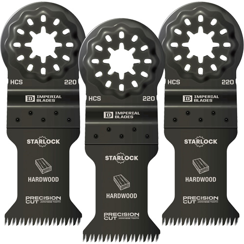 Lames &agrave; dents japonaises 1-3/8" pour le bois dur Starlock Air Extreme Inc.