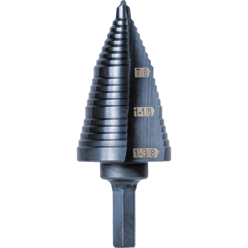 3-Step Drill Bit, 7/8" - 1-3/8" , High Speed Steel Air Extreme Inc.