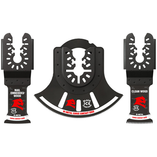 3-Piece Universal Fit Bi-Metal Oscillating Blade Set Air Extreme Inc.