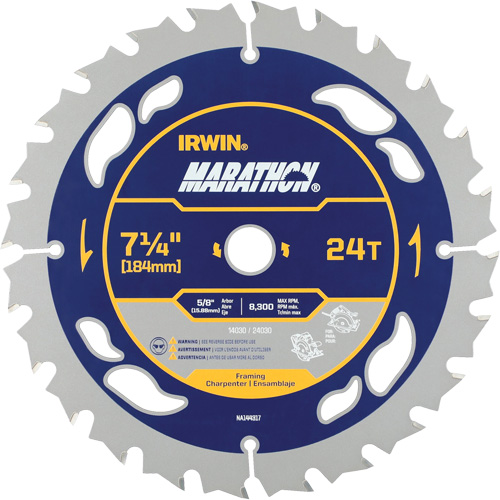 Lame de scie circulaire Marathon, 7-1/4", 24 dents Air Extreme Inc.